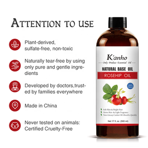 Olio Vettore di Estratti Vegetali Naturali Puri, Olio di Semi Neri e Rosa Canina per Viso, Capelli e Corpo, Olio da Massaggio con Etichetta Privata - Product Image 4