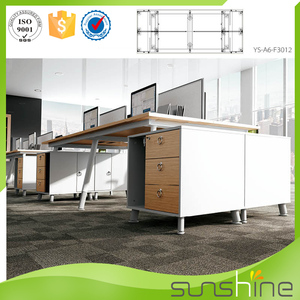 YS-SW05 Ordenador de la Estación de Trabajo 4 Persona Asientos MFC Fabricantes de la Pantalla de la tabla de Partición De <span class=keywords><strong>Escrit</strong></span> - Product Image 3