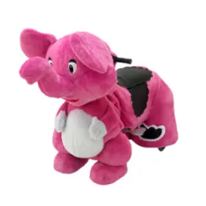 CE electric ride on horse plush animal toys with sound for game center