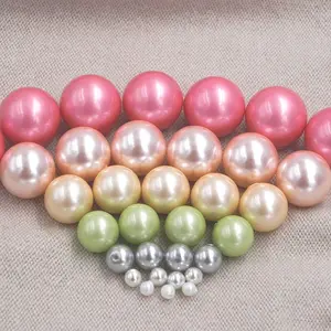 3-20mm pearl supplier half hole glass pearls for jewellery pls contact us for shipping cost