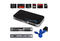 Lectura de múltiples tipos de tarjeta de memoria USB 3,0 Lector de tarjetas Escritor