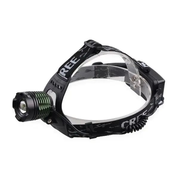 Lâmpada de cabeça para capacete de mineração, luz de capacete de segurança com zoom focus xm-l t6