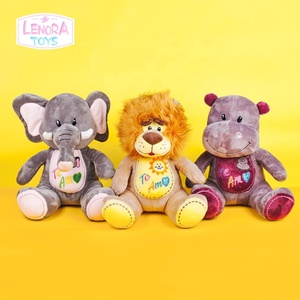 Peluche seguro personalizado para niños, peluche de felpa de animales de bosque, perro, oveja, oso de peluche, jirafa suave - Product Image 2