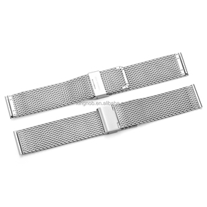 12mm à 26mm En Métal Inoxydable <span class=keywords><strong>Montre</strong></span> En Acier Bande Fil Shark Mesh Bracelet Lien - Product Image 3