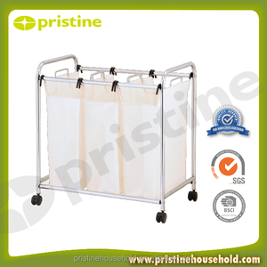 ตะกร้าผ้าพลาสติกใส่ของในครัวเรือนเซต3ชิ้นตะกร้าผ้าพลาสติกแบบทันสมัย - Product Image 3