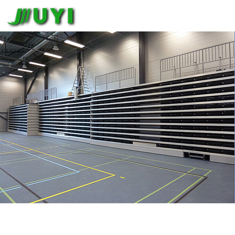 JY-768 factory price folding grandstand telescopic chair aluminum bleachers