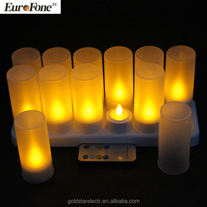 <span class=keywords><strong>Bougies</strong></span> <span class=keywords><strong>Led</strong></span> sans cadre, à télécommande, rechargeables, pour décoration, Festival - Product Image 2