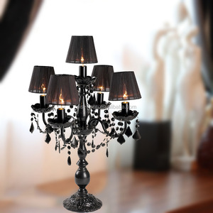 Hot Selling Chandelier <strong>Table</strong> <strong>Lamp</strong> <strong>Table</strong> Top Chandelier Centerpieces <strong>for</strong> Weddings <strong>Black</strong> <strong>Table</strong> <strong>Lamp</strong> <strong>Shade</strong> - Product Image 3