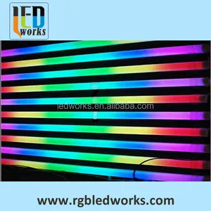 Multicolor fachada medios tubo de iluminación led tubo digital DMX LED Luz