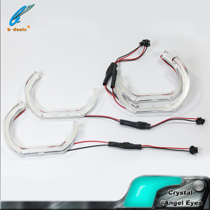 Jsddtm — yeux <span class=keywords><strong>d</strong></span>'<span class=keywords><strong>ange</strong></span> en cristal en forme de U pour BMW E90, E92, M3 F30 - Product Image 4
