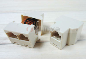 RJ45 8P8C Mạng Cáp 2 Way Y Splitter Đúp Adapter 3 Cổng Ethernet LAN Coupler Và Extender Cắm Coupler - Product Image 6