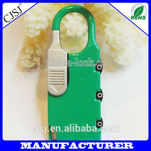 Gancho de seguridad cerradura de combinación bloqueado bolsas multi- propósito exquisita mano de obra fuerte y durable - Product Image 1