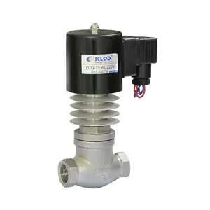 High Temperature Valve ZCG Series High Temperature AC220V Stainless Steel Steam Solenoid Valve