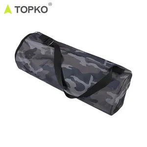 TOPKO Brand new eco friendly cork waterproof canvas material carry yoga mat bag