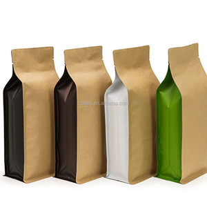 Bolsa con Cierre ZC, Fondo Plano, para Papas Fritas, Empaque Pequeño para Alimentos, Barrera Contra la Humedad, Bolsas para Café con Válvulas - Product Image 1