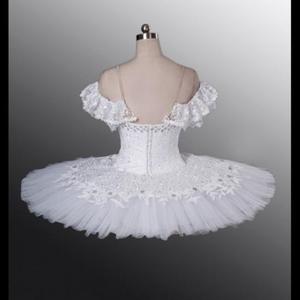 N0000152 <span class=keywords><strong>Tutù</strong></span> da Balletto <span class=keywords><strong>Bianco</strong></span> per Esibizioni di Danza per Ragazze, Modello Lago dei Cigni - Product Image 5