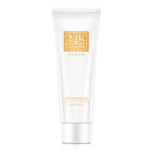 OEM 24 k gold aminozuur gezicht cleanser deep cleanse gezicht wassen gezichtsreiniger voor droge huid