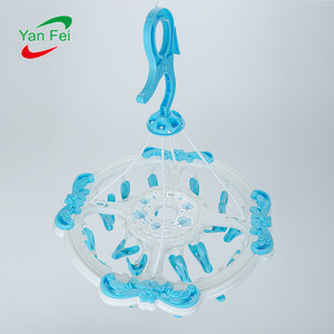 Promotion : Séchoir multifonctionnel carré en plastique à 20 pinces pour vêtements de bébé, chaussettes et shorts - Product Image 1