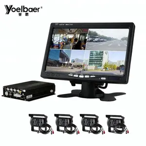 4CH 8CH 720P 1080P נייד DVR תמיכה/אופציונלי 3G 4G WiFi GPS MDVR עם רכב/אוטובוס/משאית/כלי רכב מצלמה מקליט עמיד למים