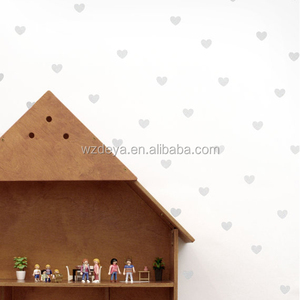 Calcomanías de <span class=keywords><strong>pared</strong></span> de corazones dorados (80 calcomanías de 1,5 pulgadas), fácil de pelar y <span class=keywords><strong>pegar</strong></span>, calcomanías removibles con acabado metálico dorado, seguras <span class=keywords><strong>para</strong></span> paredes pintadas - Product Image 4