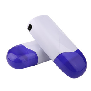Calentador de cera eléctrico, rodillo de depilación doble, Cartucho enrollable azul CE - Product Image 3