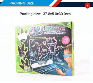 LED lueur magique <span class=keywords><strong>3d</strong></span> planche à dessin avec des lunettes - Product Image 6