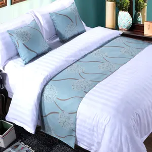 Hoge Kwaliteit Gedrukt Hotel Bed Runner Bed Gooi