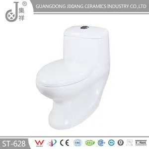 628 Asian yangon myanmar piso montado dual flush wc uma peça