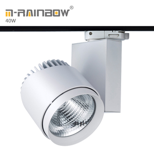 Surface <span class=keywords><strong>Suspension</strong></span> Encastré led <span class=keywords><strong>spot</strong></span> guide rail d'éclairage 35 W 40 W cob led piste lampe pour salle d'exposition - Product Image 2