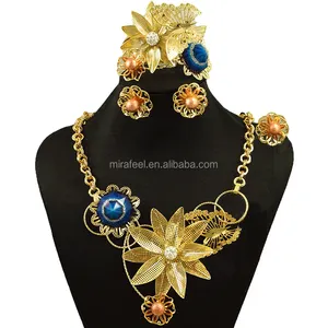 Fashion suppliers Women Gold Jewelry Body Sets Wholesale