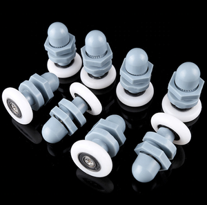 Rodillo de pantalla de <span class=keywords><strong>ducha</strong></span> de una sola rueda 4 superior y 4 abajo para <span class=keywords><strong>rodillos</strong></span> deslizantes de baño para puerta de cabina de <span class=keywords><strong>ducha</strong></span> - Product Image 4