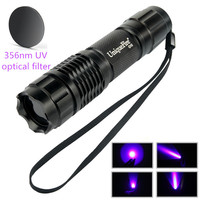 UniqueFire G10 AA بطارية تعمل بالطاقة الجافة 365nm LED كشاف UV ضوء مصباح يدوي