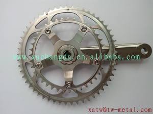 <span class=keywords><strong>Pédalier</strong></span> de <span class=keywords><strong>vélo</strong></span> de route et de cruiser XACD en titane - Léger, longueur de manivelle de 170 mm - Product Image 2