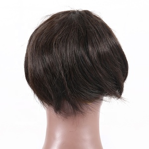 Stock Brésilien Super Mince Peau PU Hommes Toupet De Cheveux Humains - Product Image 2