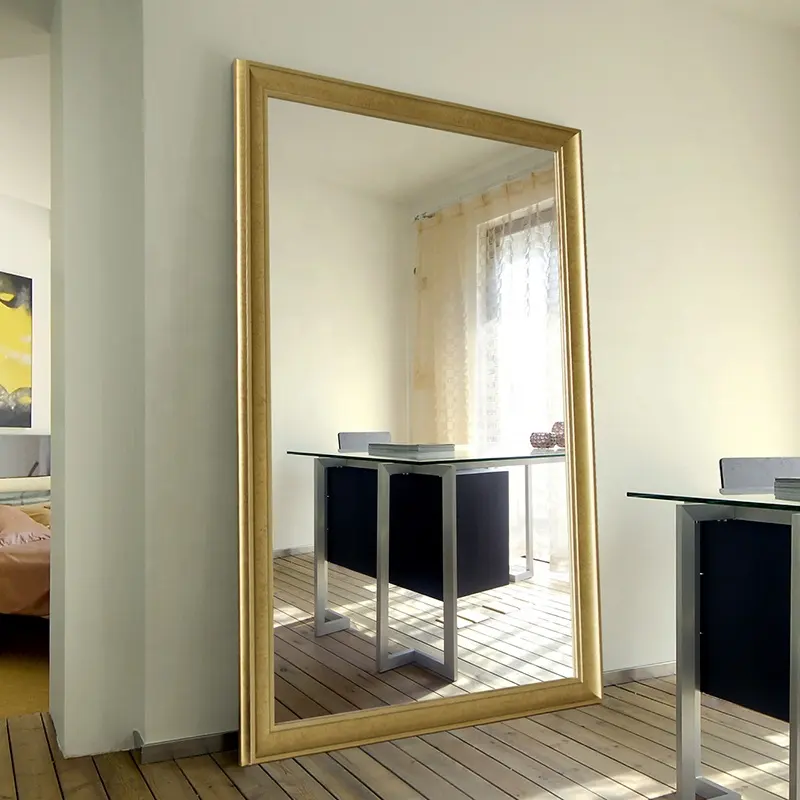 Moderna e piena di lunghezza spogliatoio specchio del basamento in su il commercio all'ingrosso cornice dello specchio per la casa