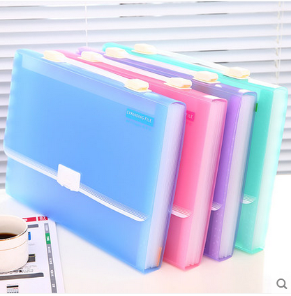 Expanding File Folder with Handle Cloth Edge