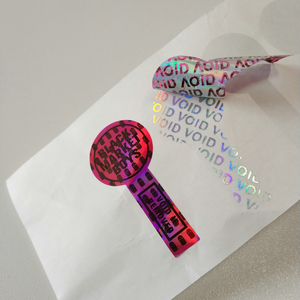 Tùy Chỉnh Bảo Hành Con Dấu Sticker An Ninh Void Sticker Nhãn Tamper Proof Sticker - Product Image 2