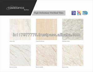 Azulejos de porcelana Digital de diseño moderno Azulejos de pared de piso brillante pulido para Interior para apartamentos Característica de aislamiento térmico - Product Image 3