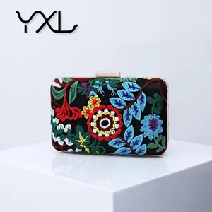 vintage fashion ethnic style skirt wholesale embroidery personalized women clutch bag