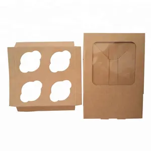 Caja de pastel Kraft de grado alimenticio con impresión personalizada, <span class=keywords><strong>cajas</strong></span> de cartón <span class=keywords><strong>para</strong></span> cupcakes, panadería y <span class=keywords><strong>galletas</strong></span>, caja de papel <span class=keywords><strong>para</strong></span> panaderos - Product Image 5