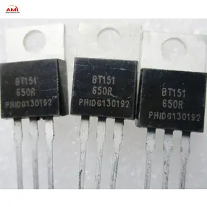 Chip IC original novo estoque BT151-650R IC CHIPS 12A 650V 1Element TO-220AB retificador controlado de silicone 2024