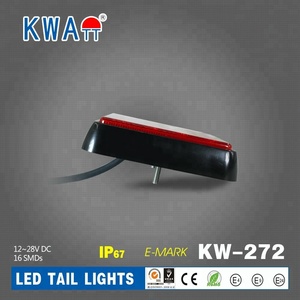 Nhà Máy Chất Lượng Cao SMDs12-24V Hình Chữ Nhật Dừng Xe Bật Đèn Hậu Phía Sau Cho Xe Tải Trailer Marine Với E-mark - Product Image 5