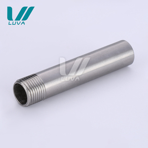 Thép không gỉ đánh bóng đơn nam threaded đổi chiều dài, núm vú - Product Image 3