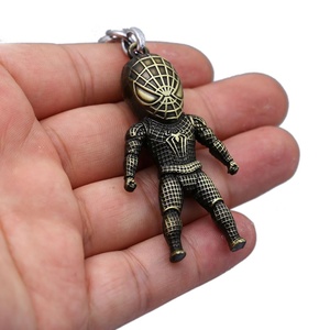 批发蜘蛛侠钥匙扣锌合金金属3D搪瓷钥匙扣 - Product Image 6