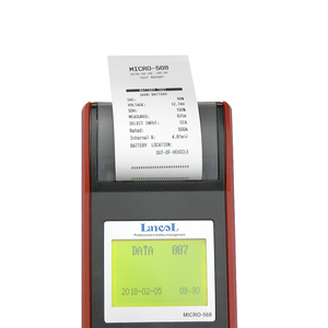 Auto Meter Micro 568 12V Dung lượng pin <span class=keywords><strong>Tester</strong></span> với ngôn ngữ-thay đổi tính năng máy in - Product Image 6