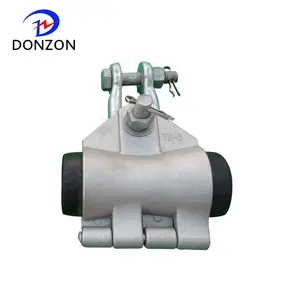 Overhead Lines Fittings Preformed Aluminum Suspension Clamp / Suspension Clamps With 100 m Span