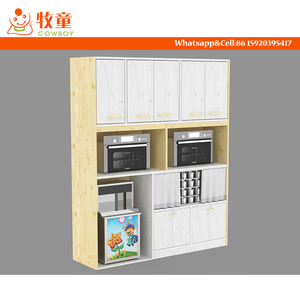 2017 Venta caliente niños preescolar muebles armarios de madera para el almacenamiento - Product Image 1