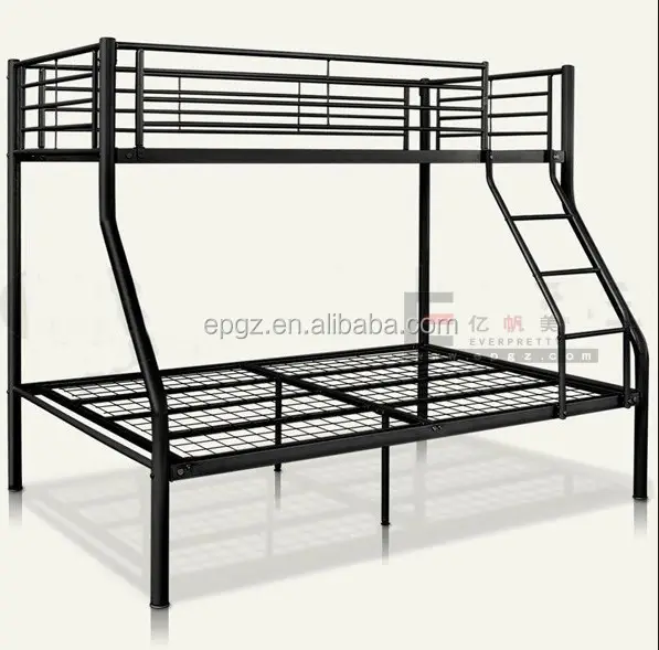 Университетская двухъярусная кровать дизайн детская мебель дешевые двухъярусные кровати Twin Over Queen двухъярусная кровать