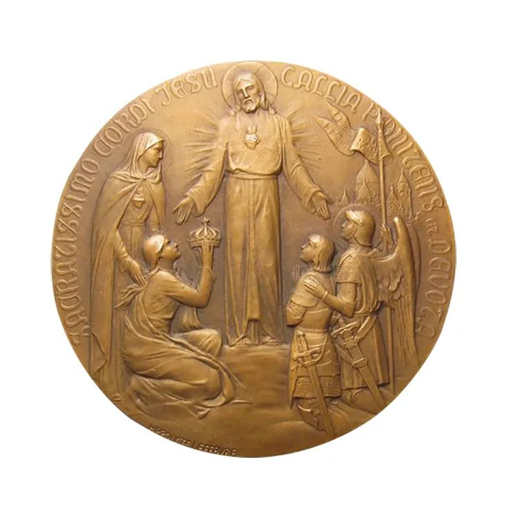 Acessório católico medalhas de metal