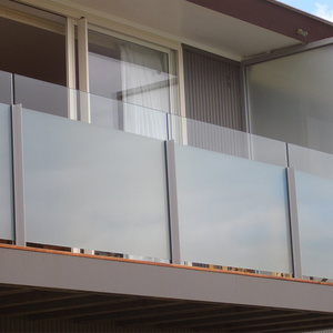 Stainless Steel <strong>Handrail</strong> Frameless Face Fixed Glass Stair Balustrade <strong>for</strong> <strong>Steps</strong> - Product Image 3